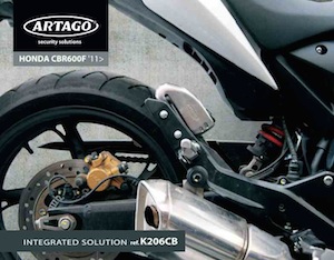 Kit d'intégration Artago K206CB pour Honda CBR600F